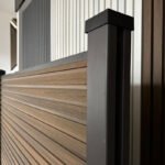 Premium Composiet Schutting Rhombus Walnoot