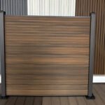Premium Composiet Schutting Rhombus Walnoot
